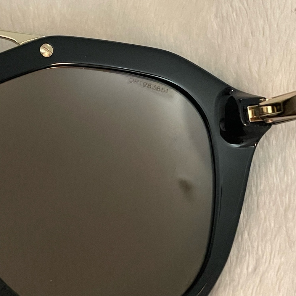 Beautiful Prada Black and Gold Sunglasses - Picture 11 of 14